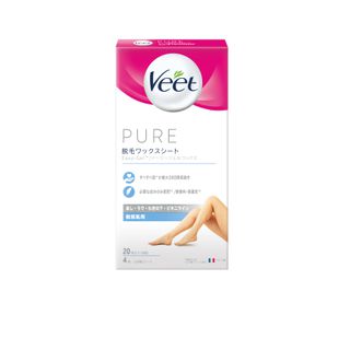 ピュア 脱毛ワックスシート 敏感肌用